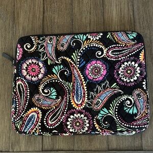 Vera Bradley Colorful Paisley Floral Laptop Sleeve EUC
